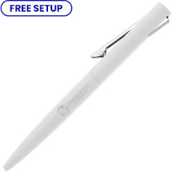 Customized Bright Soft Touch Metal Karlie Pen