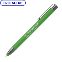 Customized Soft Touch Lori Pen with Stylus Tip