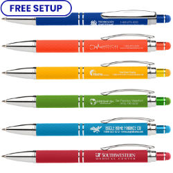 Customized Bright Soft Touch Diamond Stylus Gelebration™ Gel Pen