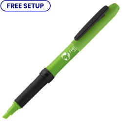 Customized Bright Neon Highlighter Pens with Black Trim