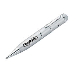 Customized Flash Drive Pen Laser Pointer - 8GB