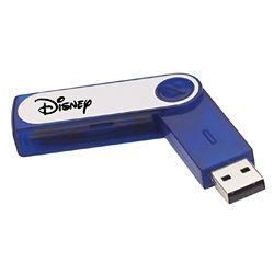 Customized Slick USB Flash Drive - 4GB 