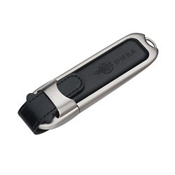 Customized Italia Leather USB Flash Drive - 8GB