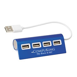 Customized 4 Port Aluminum USB Hub