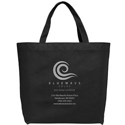 Customized Budget Shopper Tote with Metallic Imprint