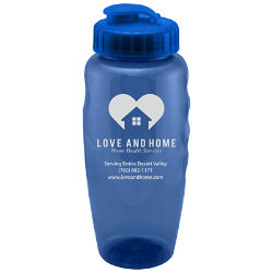 Customized 30 oz. Eco-Polyclear™ Challenger Water Bottle