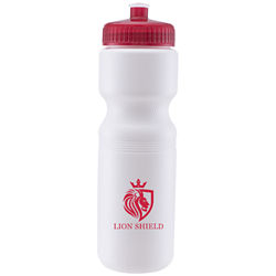 Customized Sports Bottle with Translucent Push/Pull Lid 28 oz