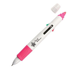 Customized Quatro Pen with Highlighter