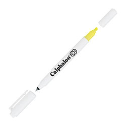Customized uni-ball®  Combi Ballpoint Pen/Highlighter-White Brl