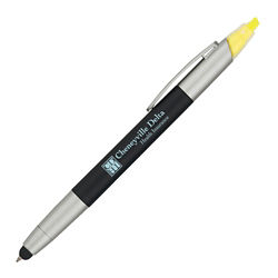 Customized 3-In-1 Pen with Highlighter and Stylus
