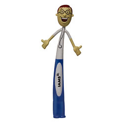 Customized Health Care Professional Male Bend-A-Pen